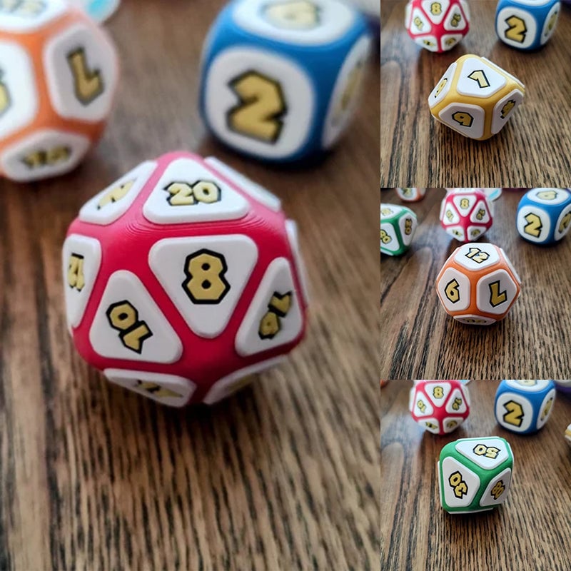 🍄Mushroom Party Tabletop Roleplaying Game Dice Set