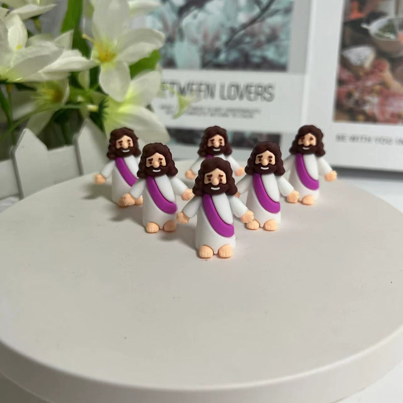 Mini Jesus Figurine Easter Decorations