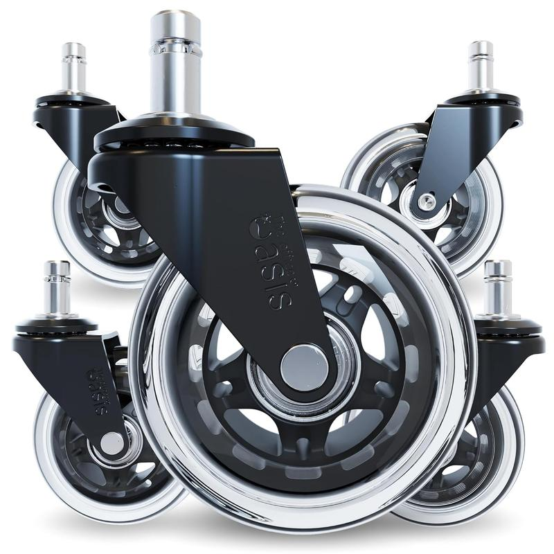Office Chair Wheels - Set of 5
