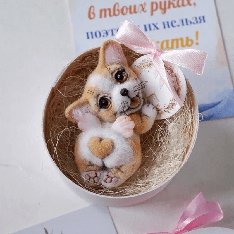 Felt Animal Brooch