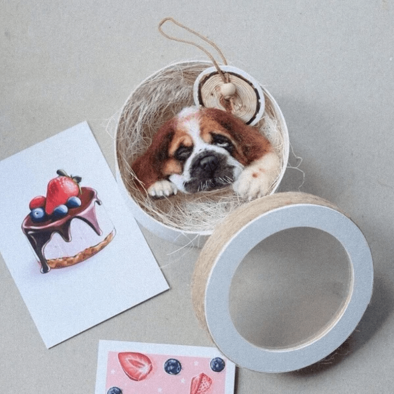 Felt Animal Brooch