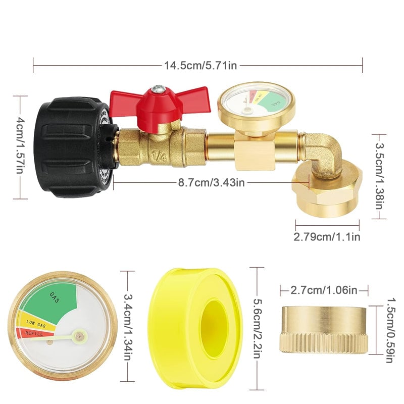 Propane Fill Fitting Switch